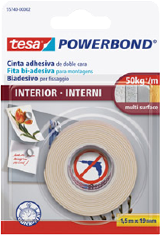 Tesa Powerbond Double Sided Adhesive Tape PNG Image