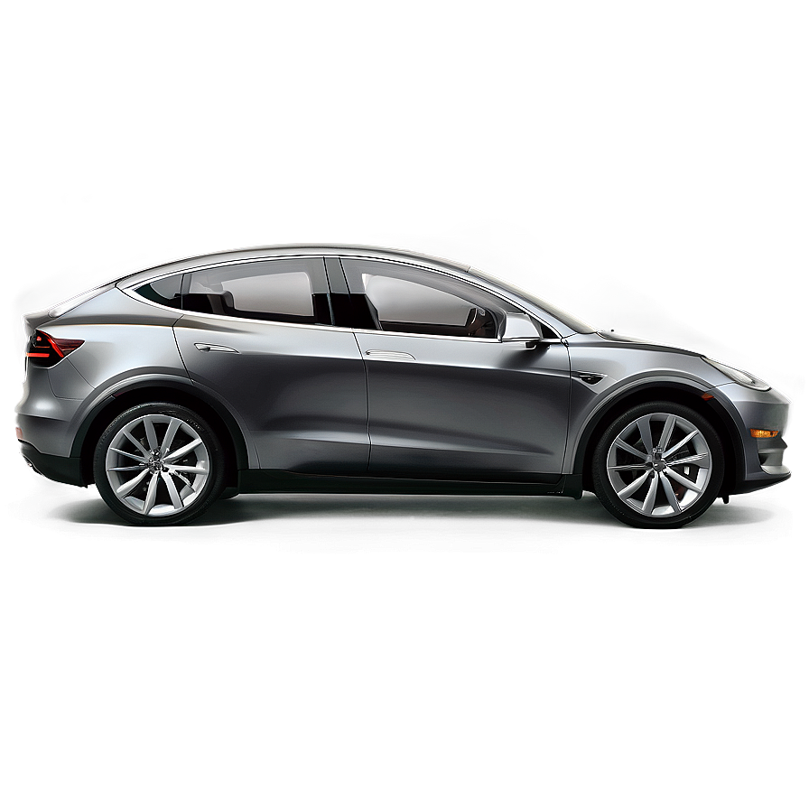 Tesla Model Y Midnight Silver Png Jmo69 PNG Image