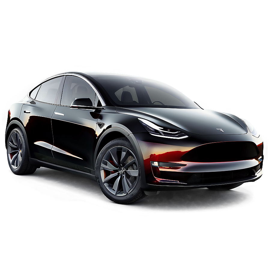 Tesla Model Y On Highway Png Pyi PNG Image