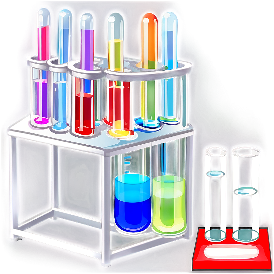 Test Tubes With Stand Png Cfk72 PNG Image