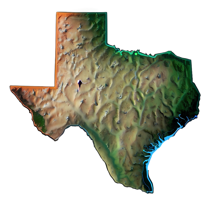 Texas Boundary Shape Png 05252024 PNG Image