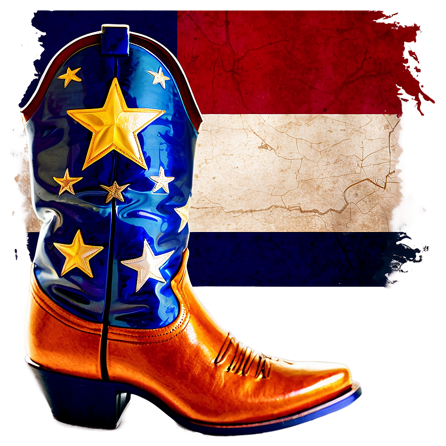 Texas Cowboy Boot Png Ccs26 PNG Image