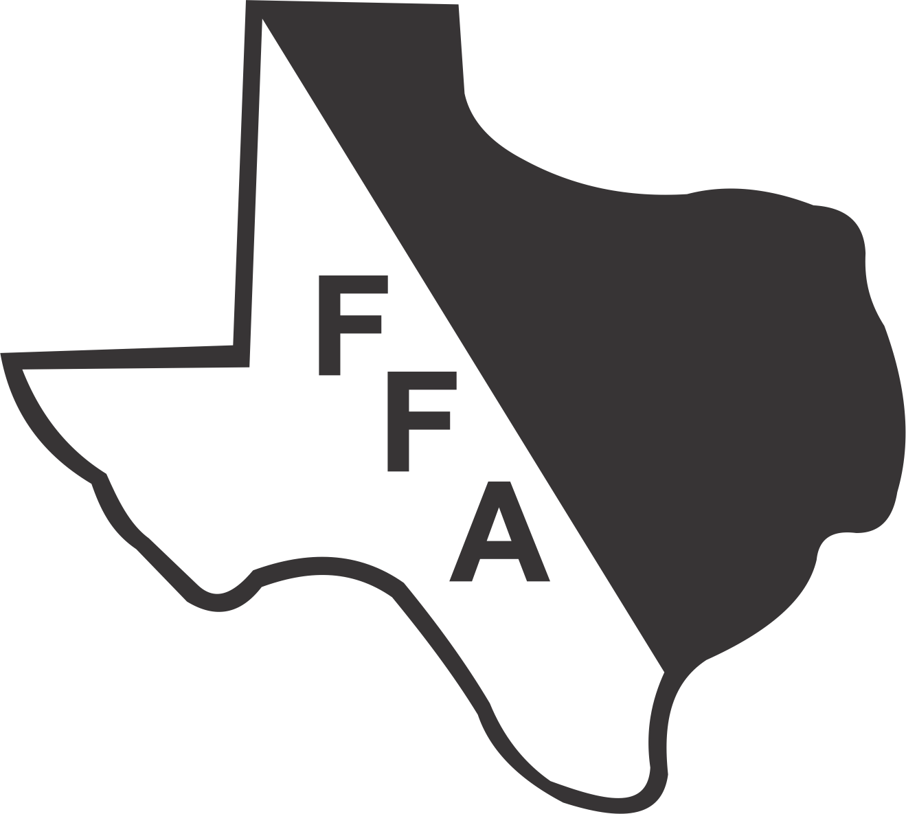 Texas Outline F F A Logo PNG Image