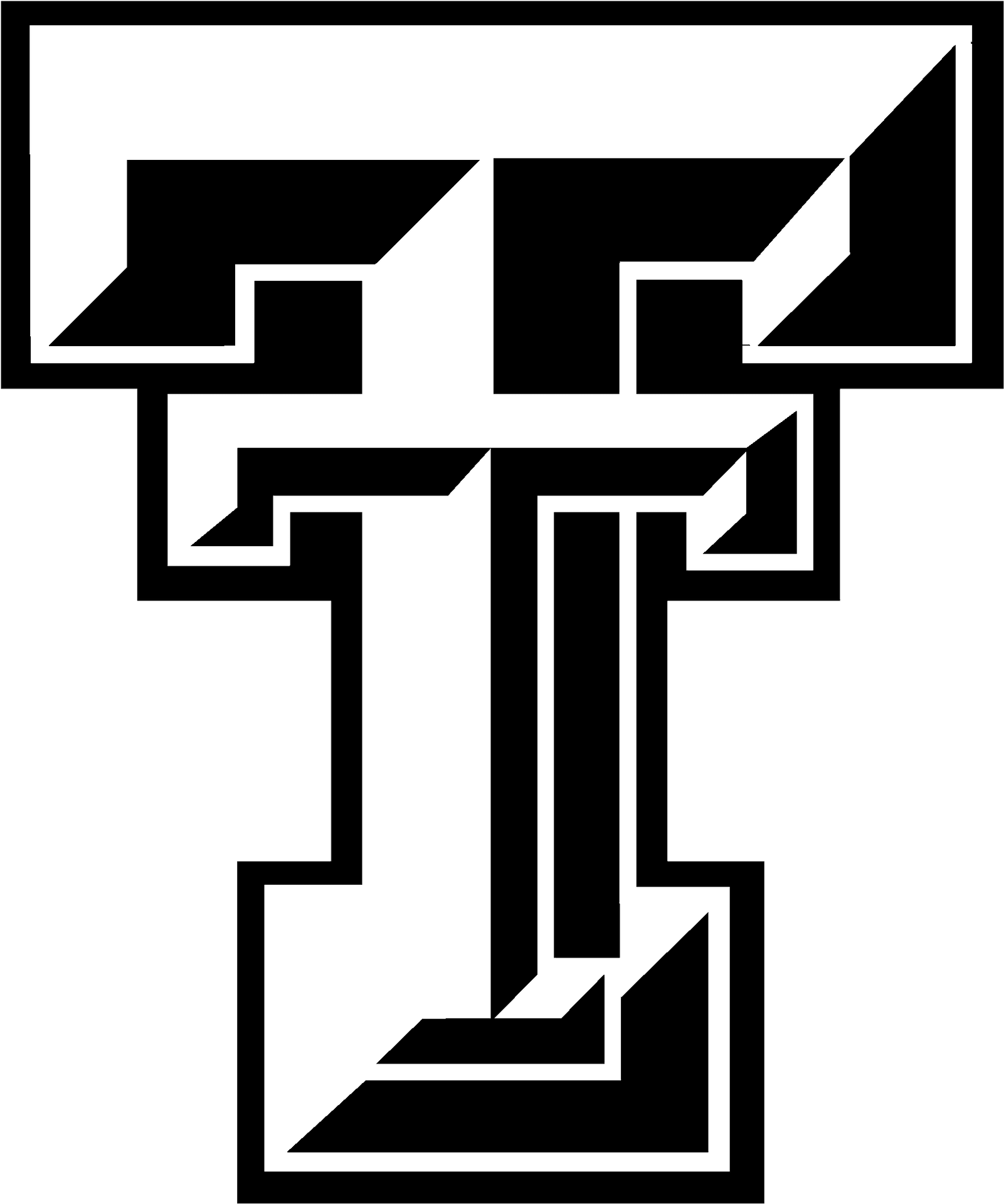 Texas Tech University Double T Logo PNG Image