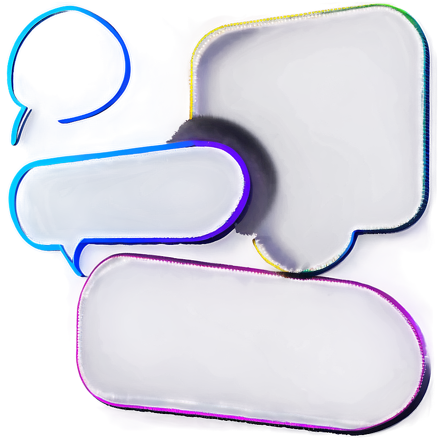 Text Bubble Design Png Iya PNG Image