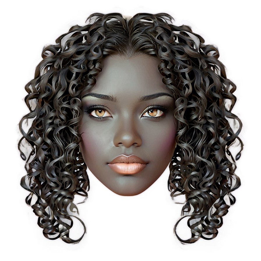 Texture Perm Hair Png Jws93 PNG Image