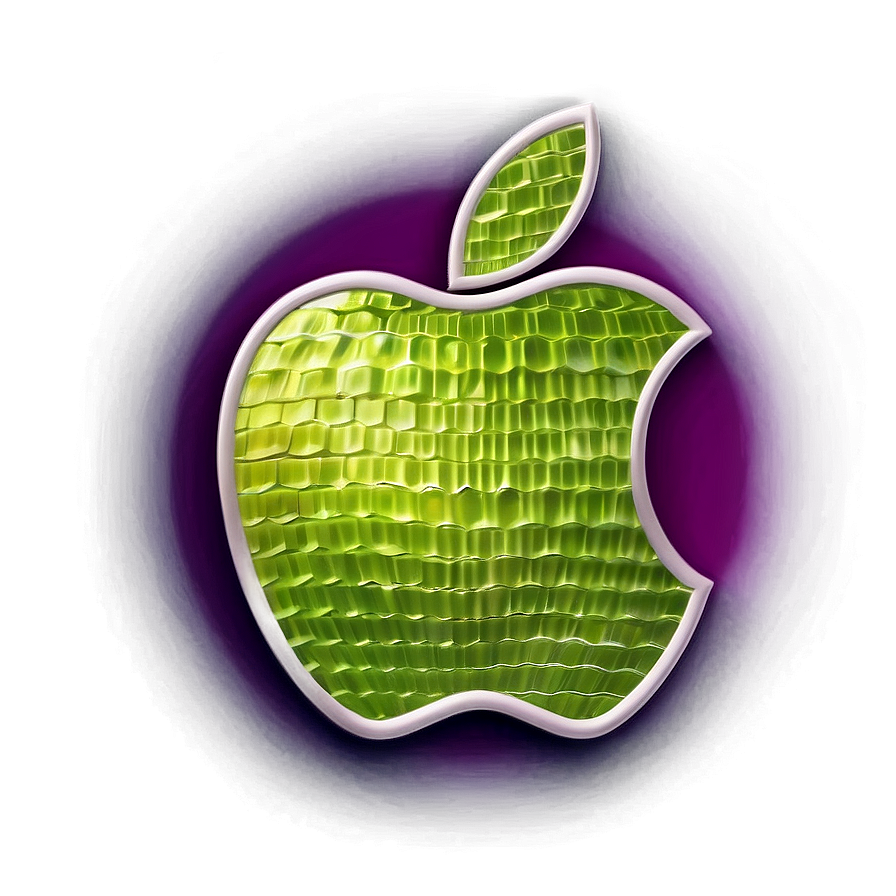 Textured Apple Logo Png 05232024 PNG Image