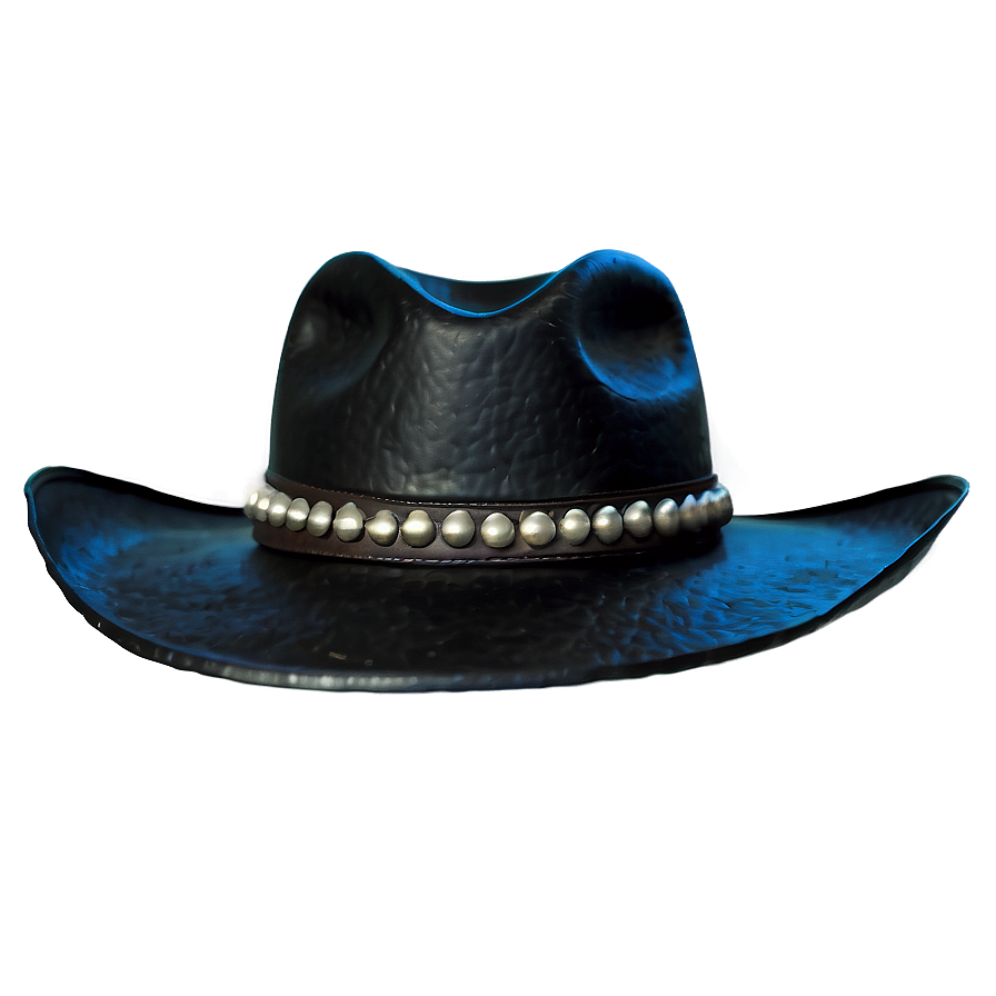 Textured Black Cowboy Hat Png 06212024 PNG Image