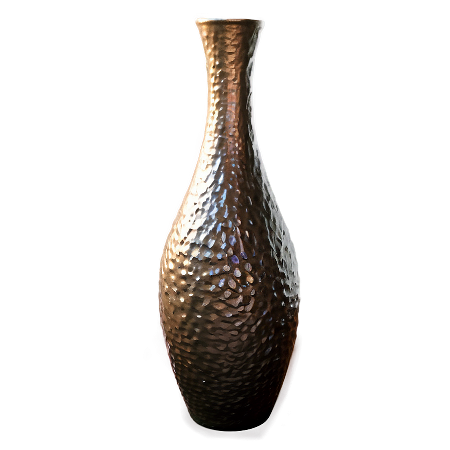 Textured Bronze Vase Png Jjo PNG Image