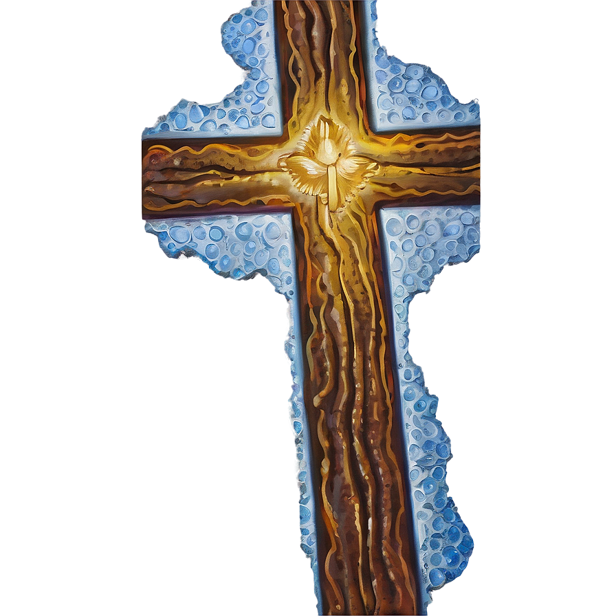 Textured Cross Detail Png Gle54 PNG Image