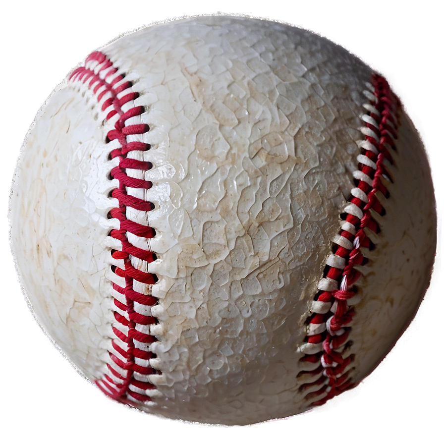 Textured Distressed Baseball Png Nku28 PNG Image