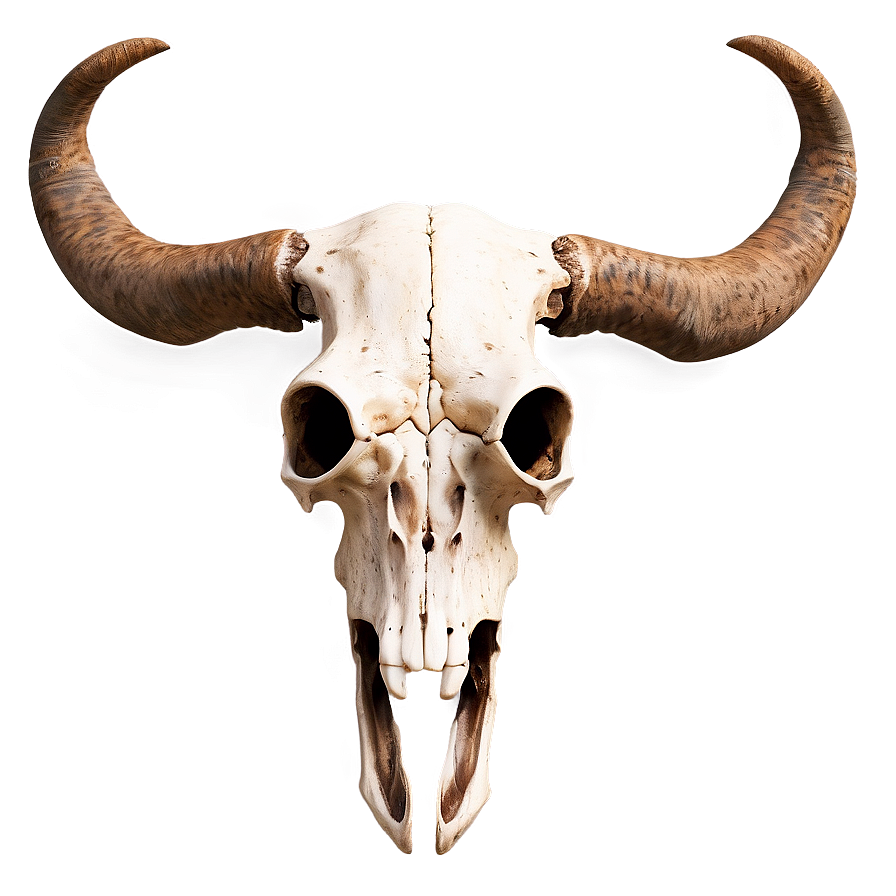 Textured Longhorn Skull Model Png Ohx34 PNG Image