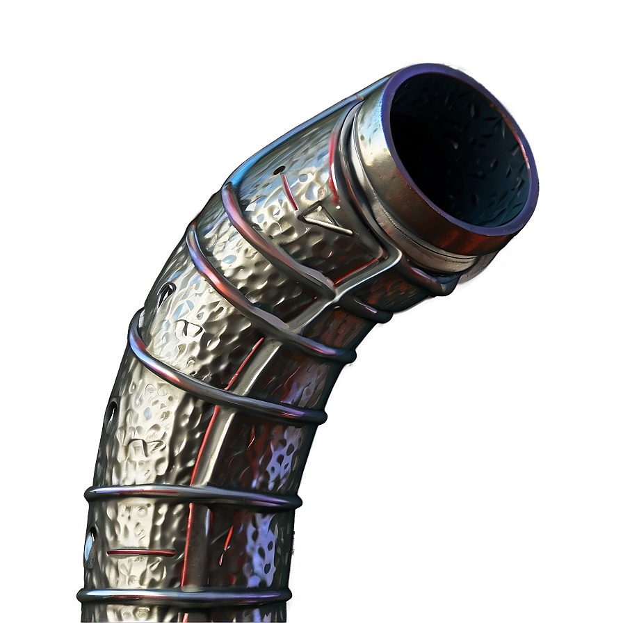 Textured Metal Pipe Png Eyp PNG Image