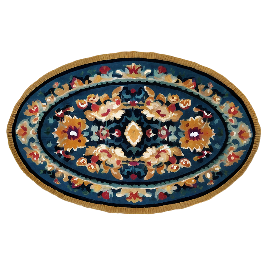 Textured Oval Rug Png Ydi90 PNG Image