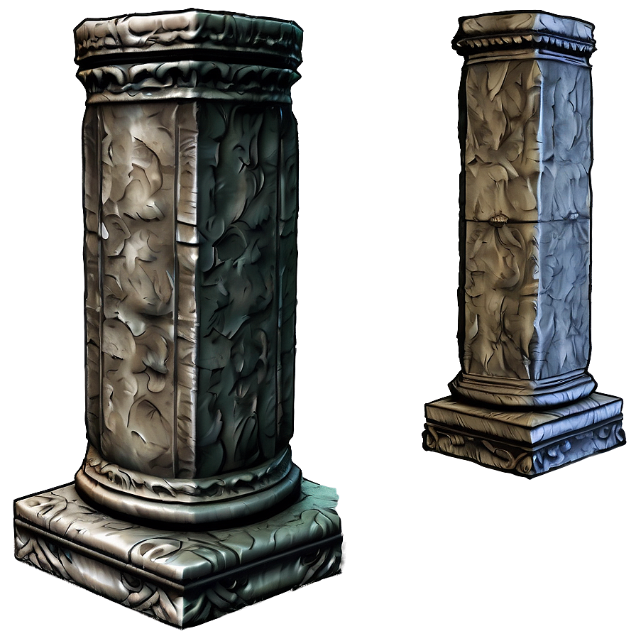 Textured Pillar Png Ncs27 PNG Image