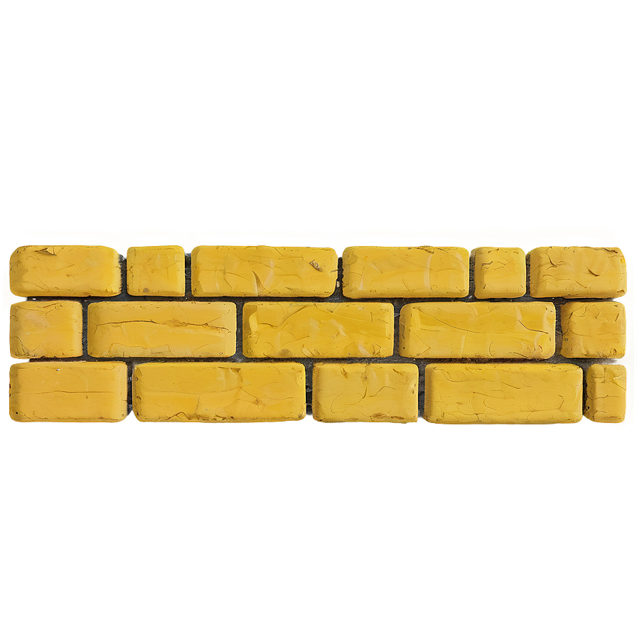 Textured Yellow Brick Road Design Png 06262024 PNG Image