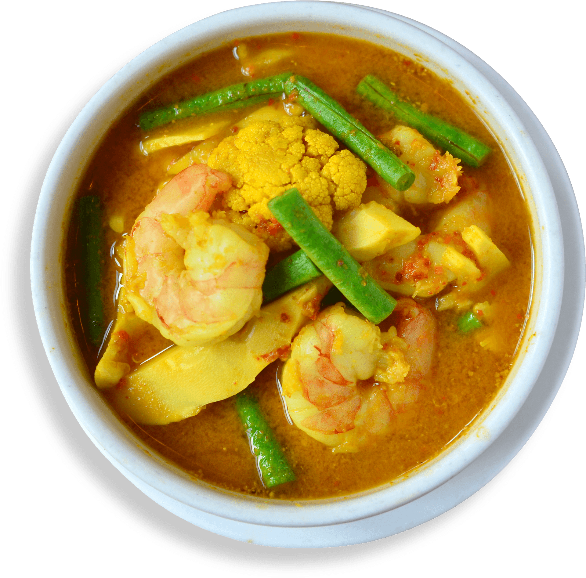 Thai Shrimpand Vegetable Curry PNG Image