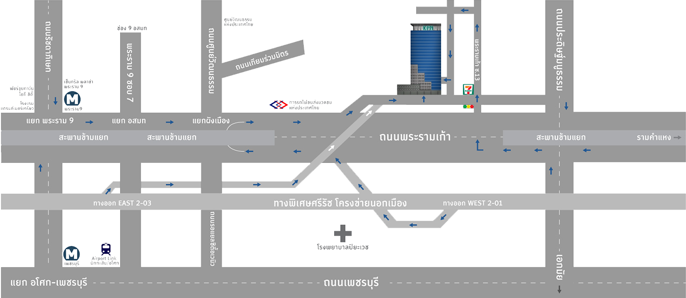 Thailand Exhibition Center Map PNG Image