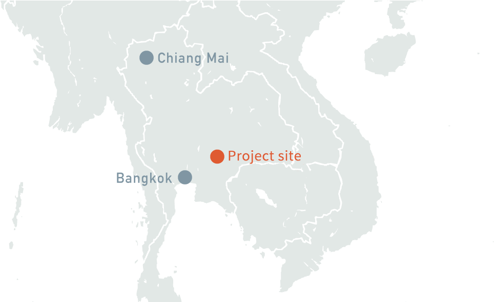 Thailand Map Project Site Location PNG Image