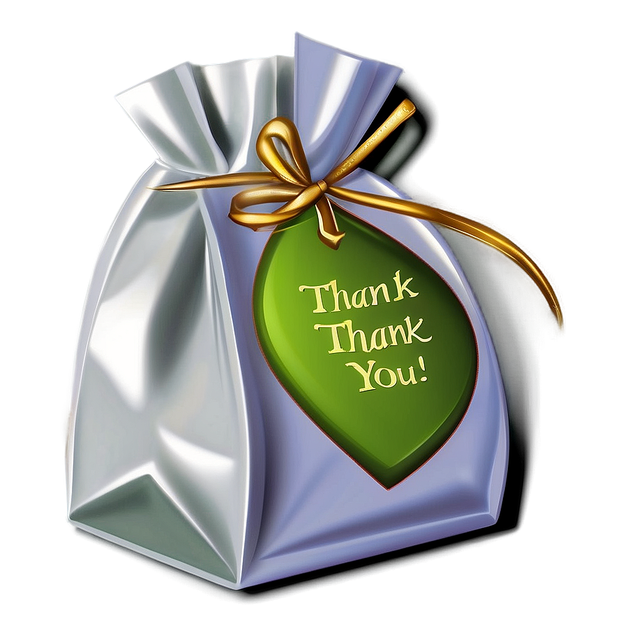 Thank You Favor Bag Clipart Png Uwy PNG Image