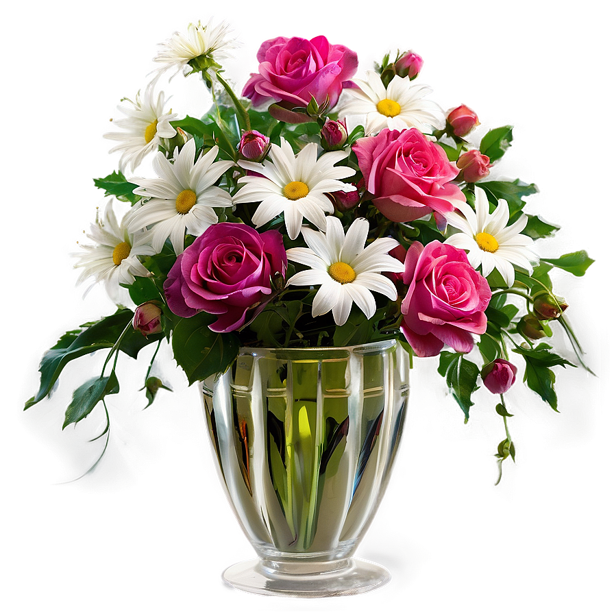 Thank You Flowers In Vase Png 06272024 PNG Image