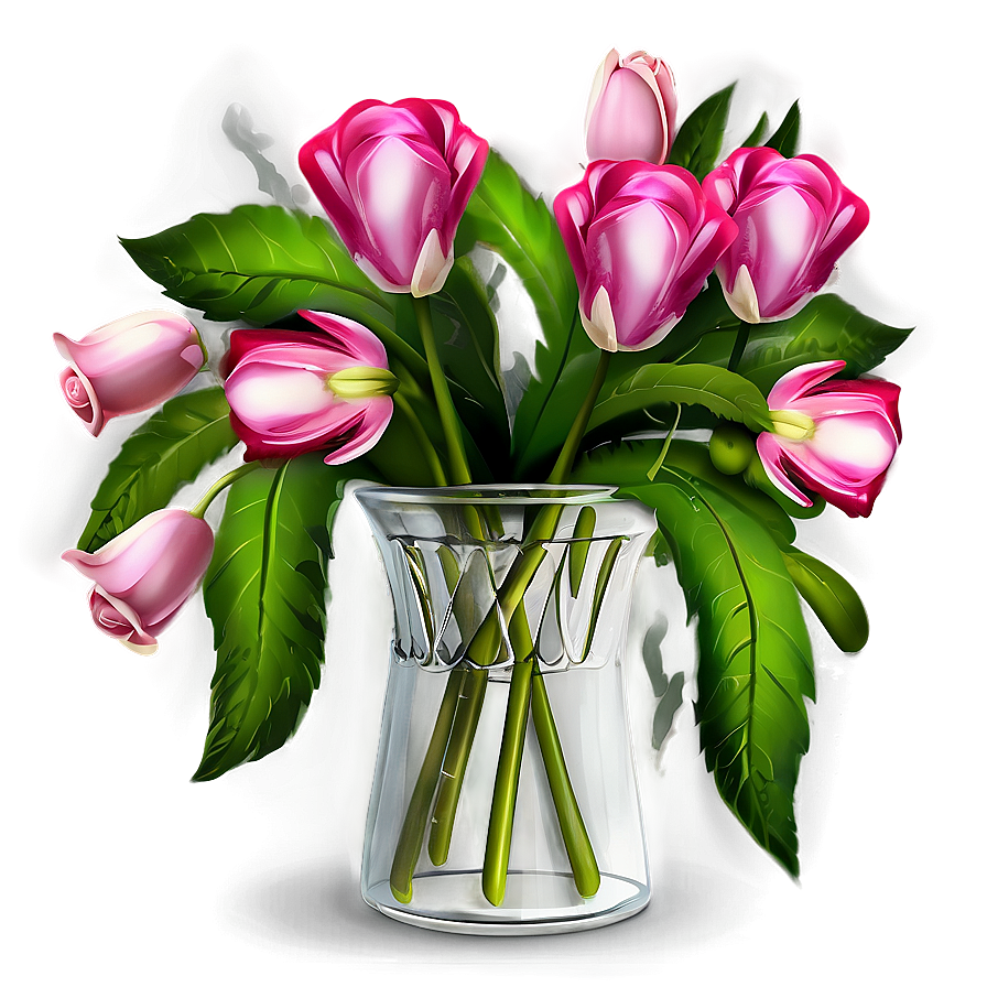 Thank You Flowers In Vase Png Eag PNG Image