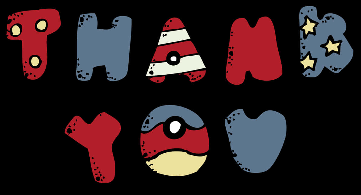 Thank You Pokemon Theme PNG Image