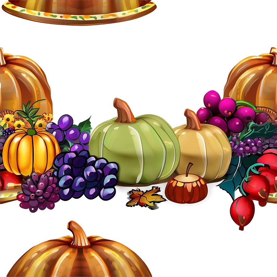 Thanksgiving Cornucopia Png Oub51 PNG Image