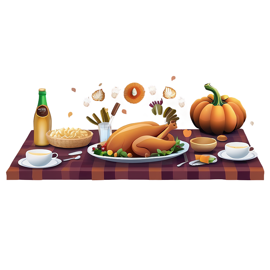 Thanksgiving Day Celebration Png Sjk51 PNG Image