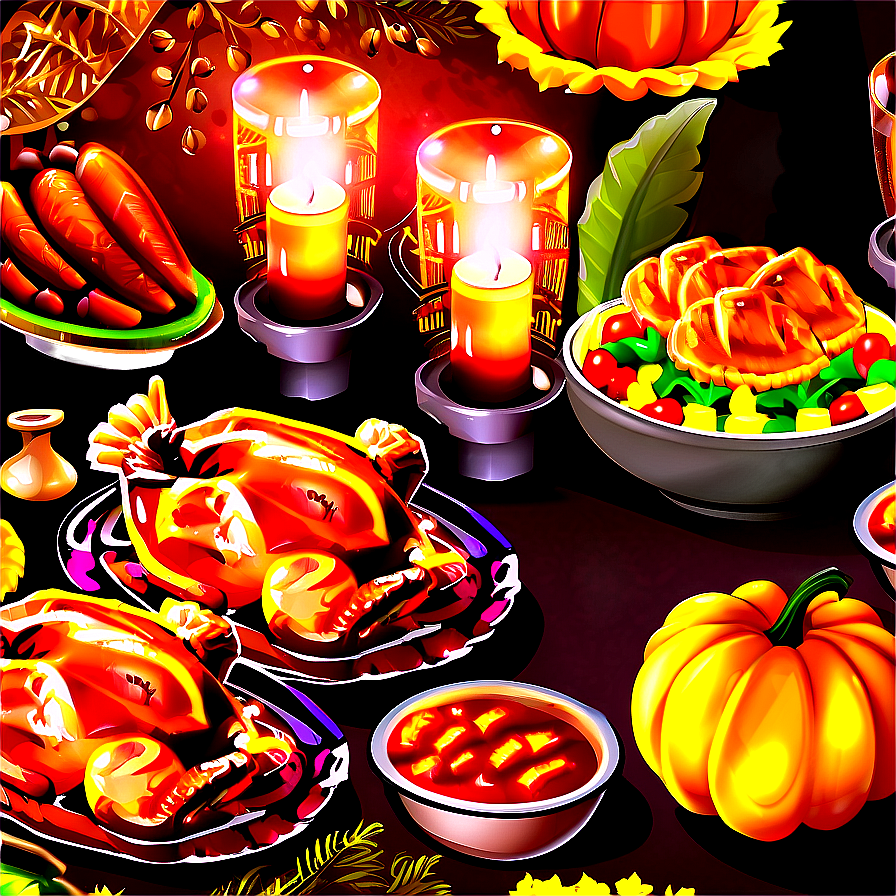 Thanksgiving Dinner Png 05212024 PNG Image