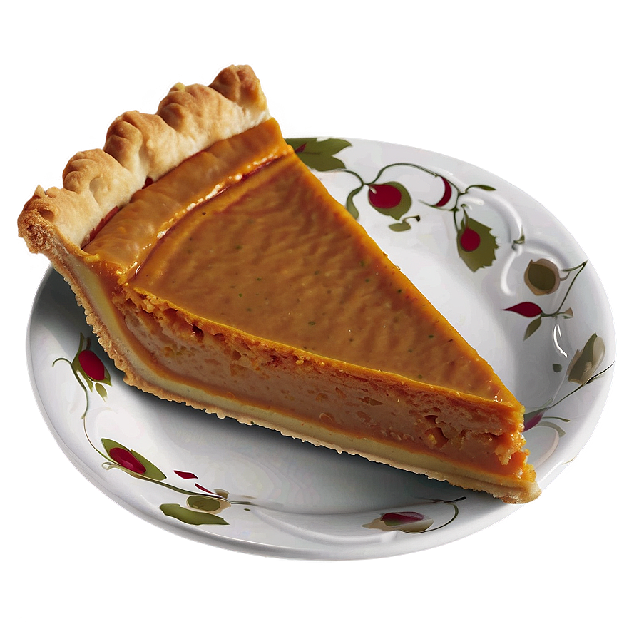 Thanksgiving Pumpkin Pie Png Sil27 PNG Image