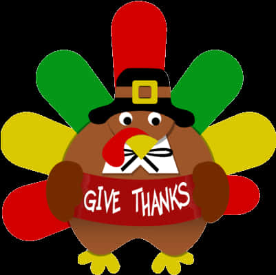 Thanksgiving Turkey Cartoon Graphic PNG Image