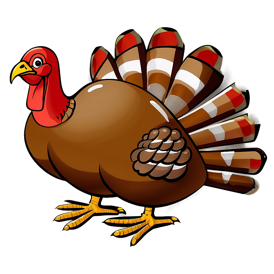 Thanksgiving Turkey Cartoon Png Kgu61 PNG Image