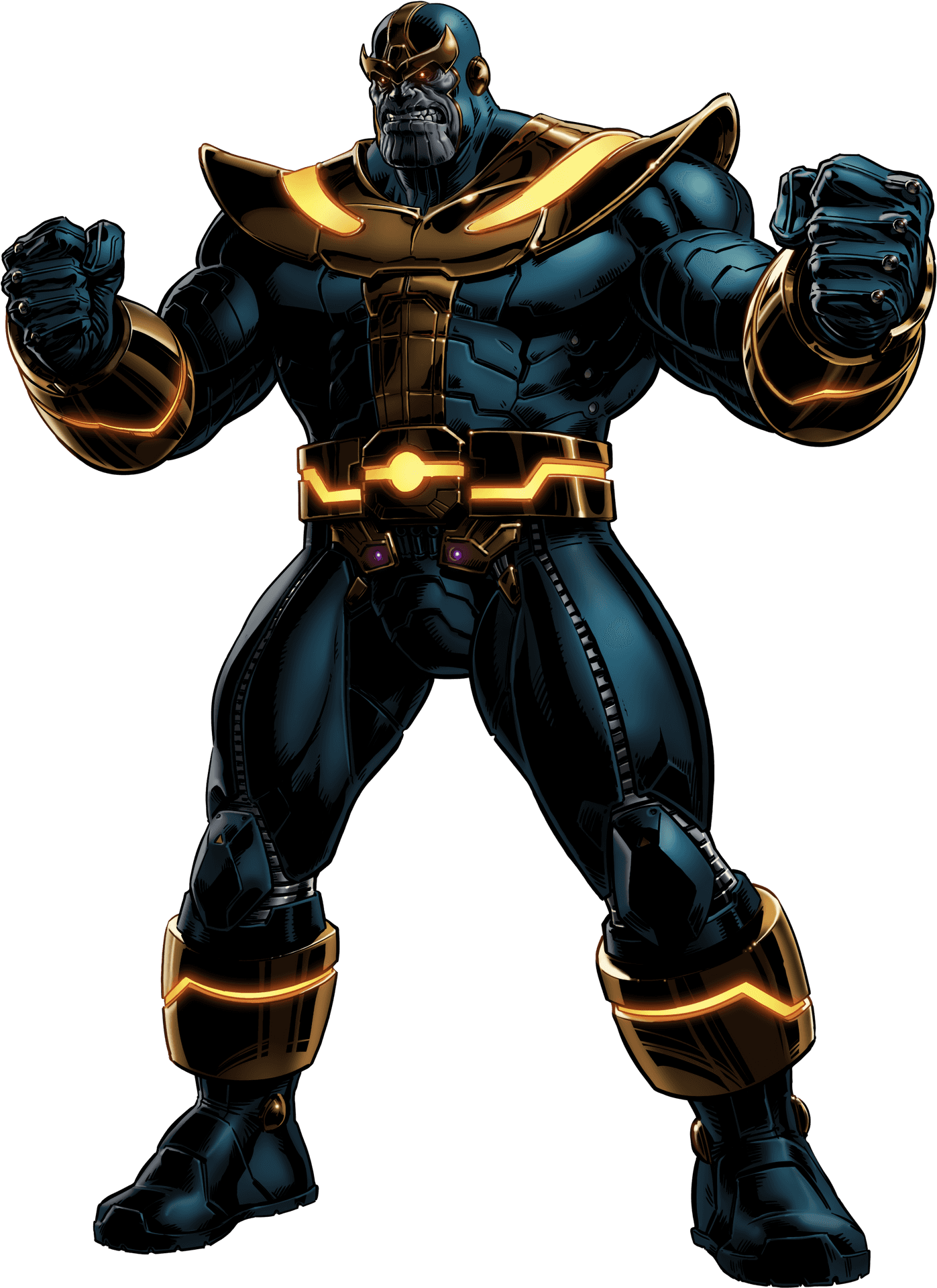 Thanos Comic Character Pose PNG Image