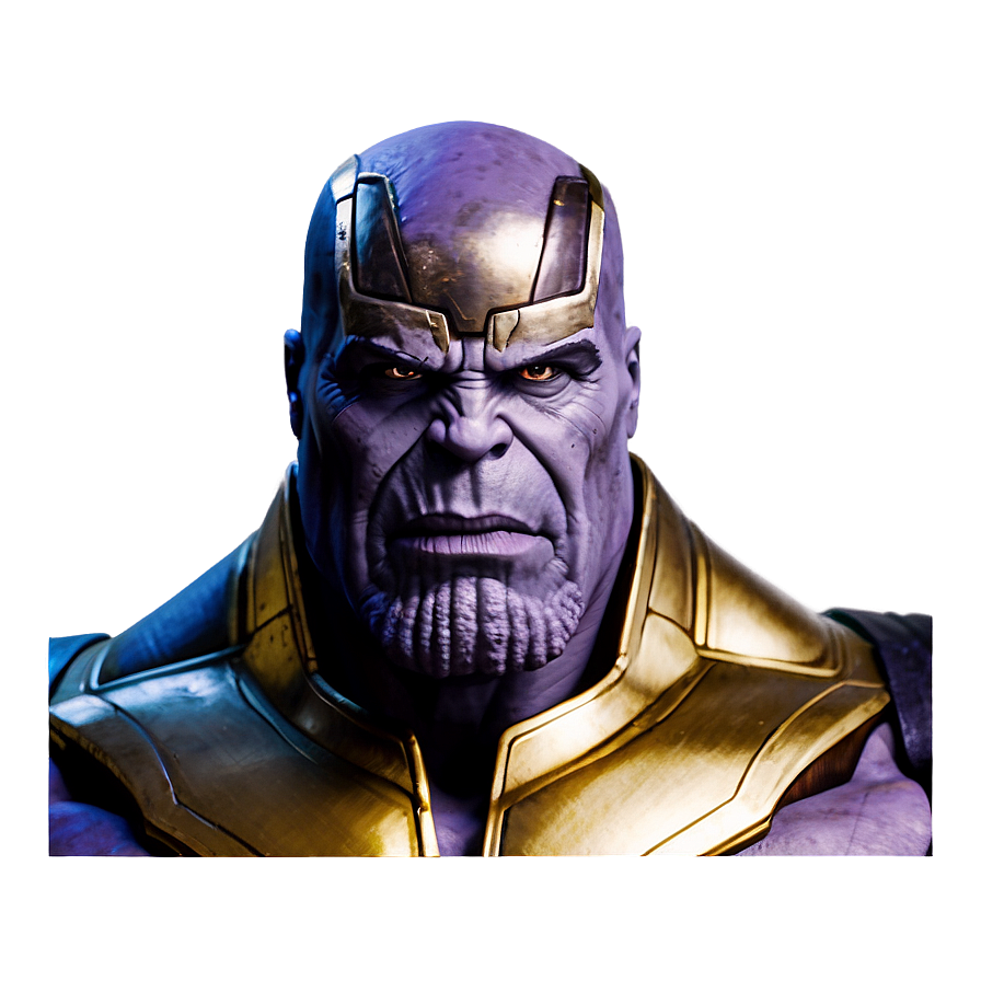 Thanos Face Close-up Png Gxq63 PNG Image