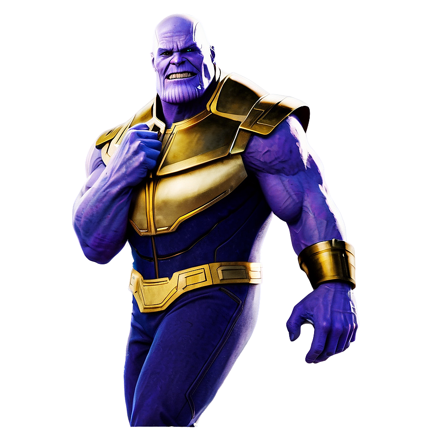 Thanos Full Body Artwork Png Pnn71 PNG Image