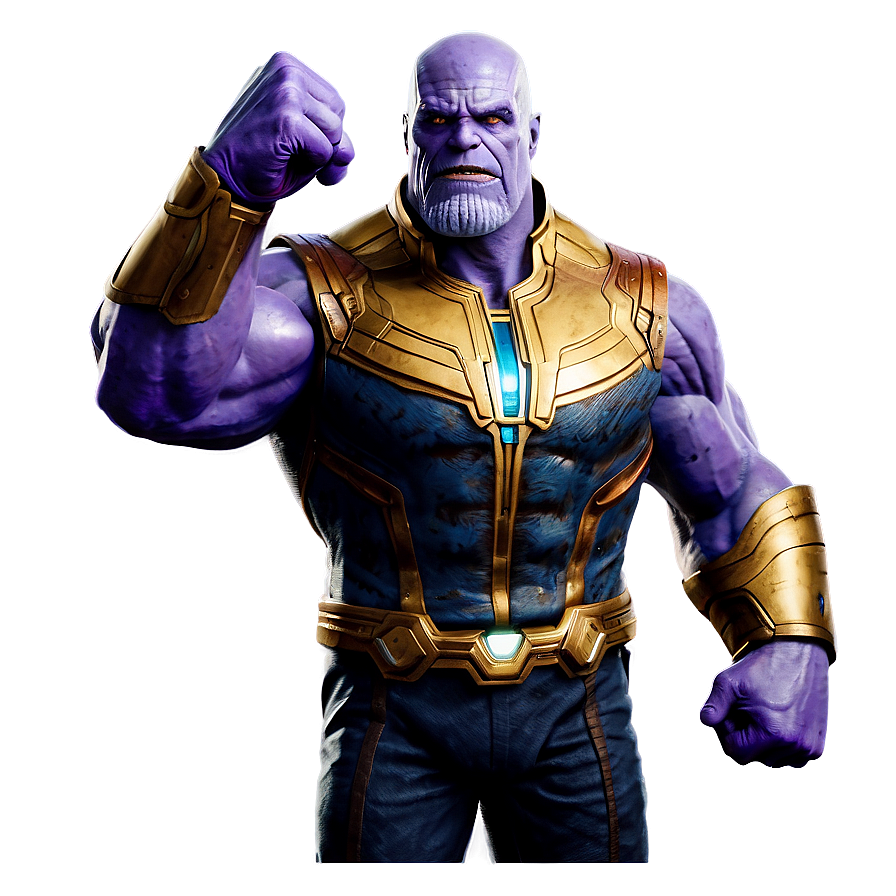 Thanos In Battle Pose Png Xlo65 PNG Image