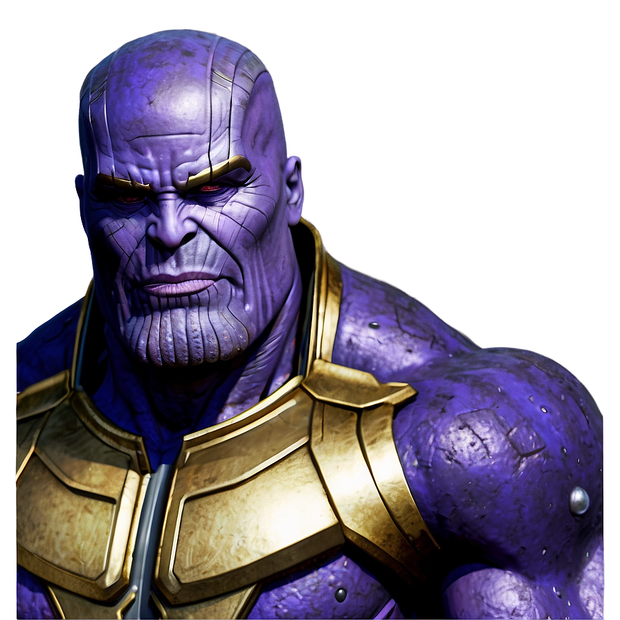 Thanos In Cosmic Dust Png 05212024 PNG Image