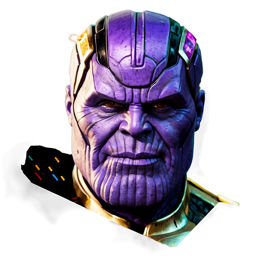 Thanos In Cosmic Dust Png Ips PNG Image