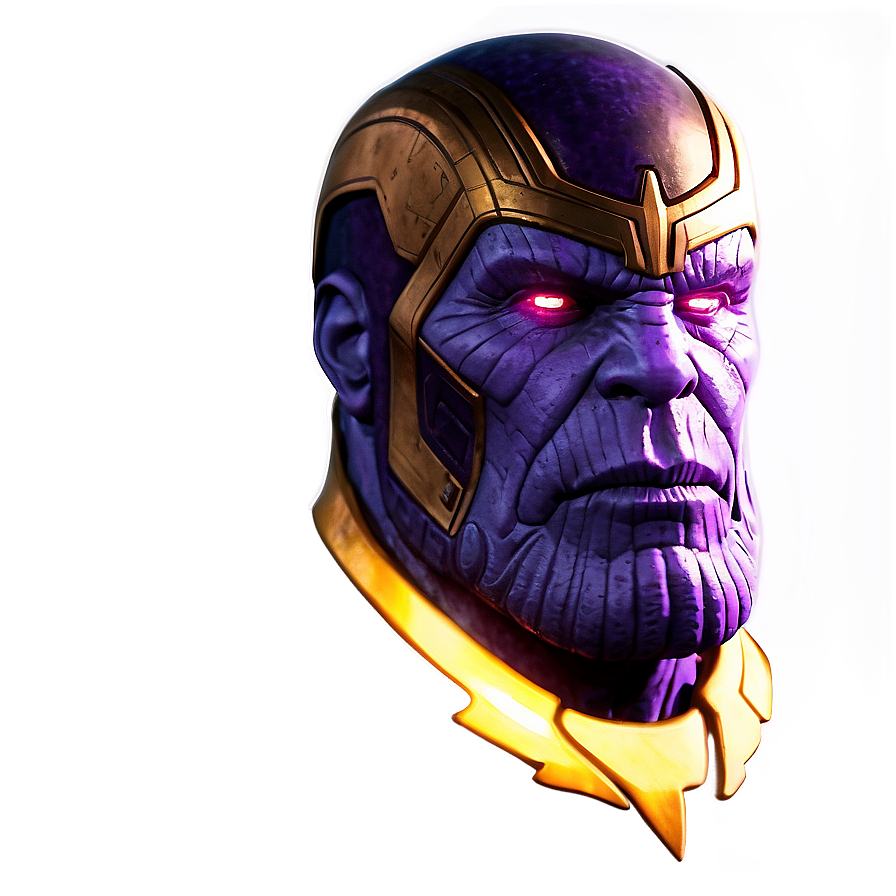 Thanos In Fire Background Png 33 PNG Image