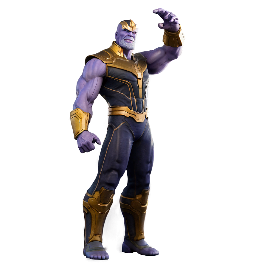 Thanos Legendary Pose Png Fph PNG Image