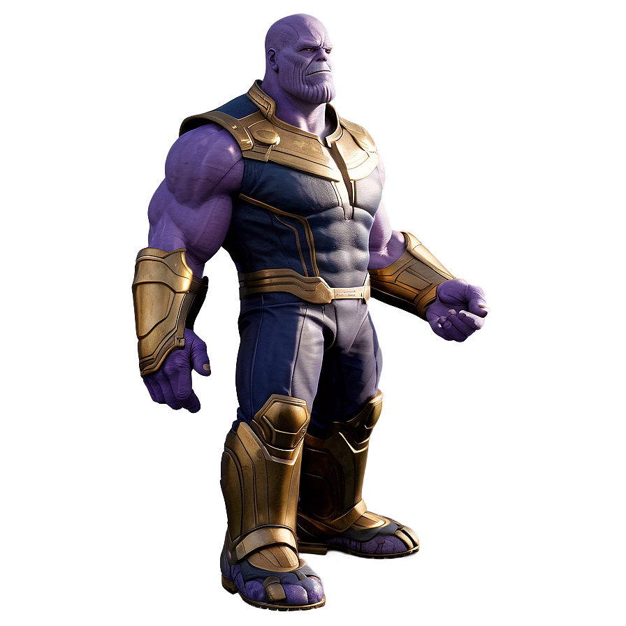 Thanos Powerful Stance Png Mnh PNG Image