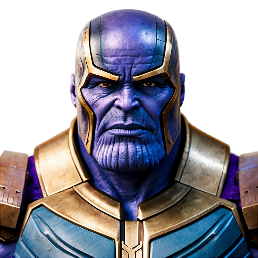 Thanos With Captured Heroes Png Lpk62 PNG Image