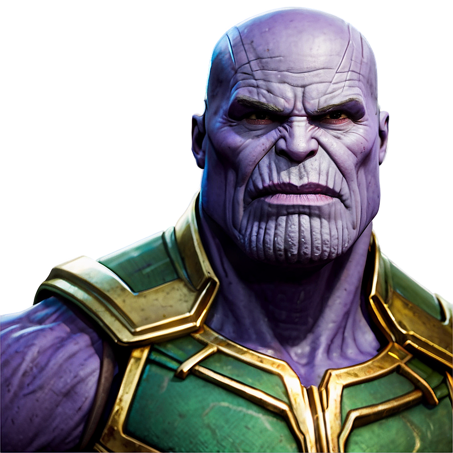 Thanos With Captured Heroes Png Tin PNG Image