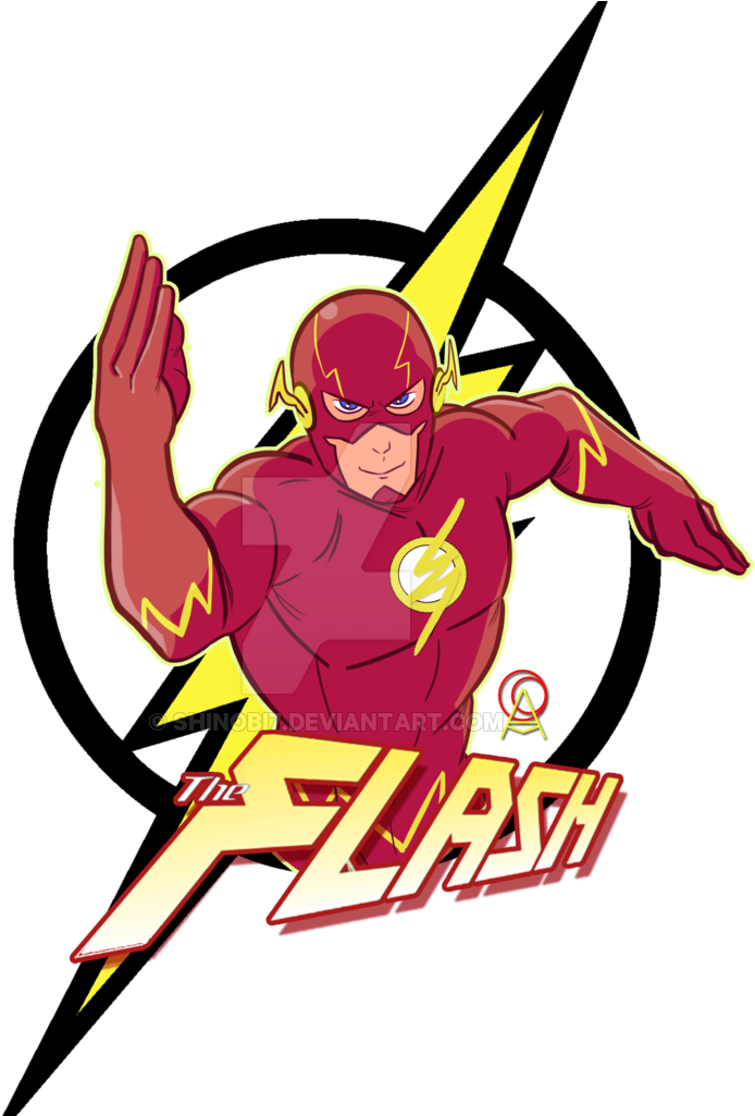 The Flash Animated Character Logo PNG Image