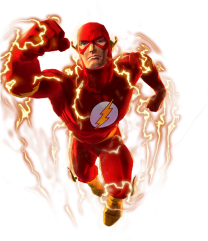 The_ Flash_in_ Action.png PNG Image