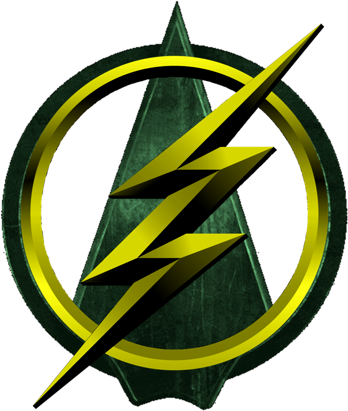 The_ Flash_ Logo_ Green_and_ Yellow PNG Image