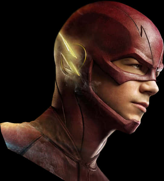 The Flash Profile Portrait PNG Image