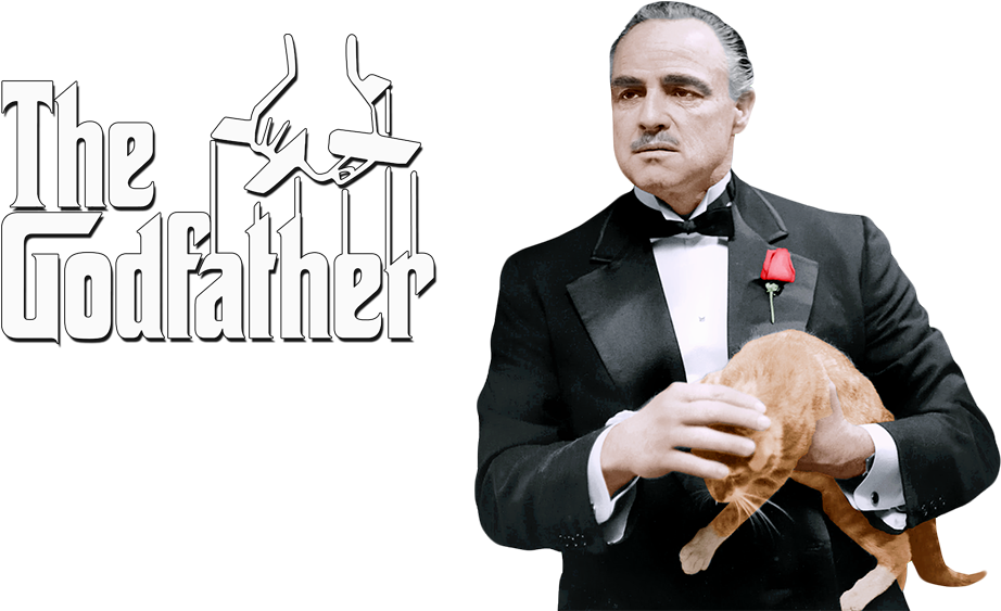 The Godfather Movie Iconic Scene PNG Image