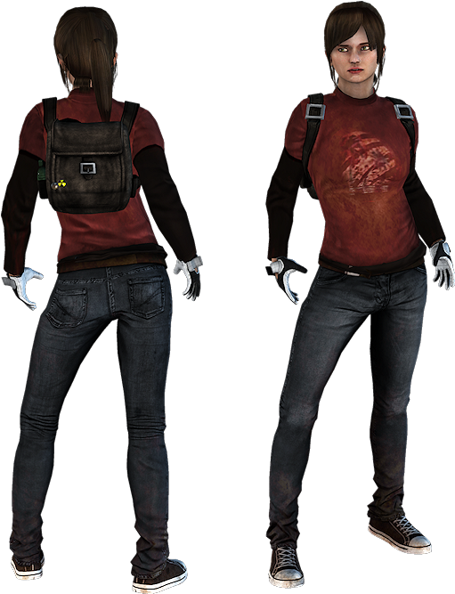 The Lastof Us Ellie Character Model PNG Image